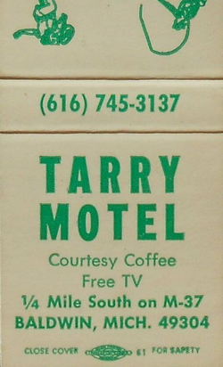 Outdoor Inn (Tarry Motel) - Matchbook